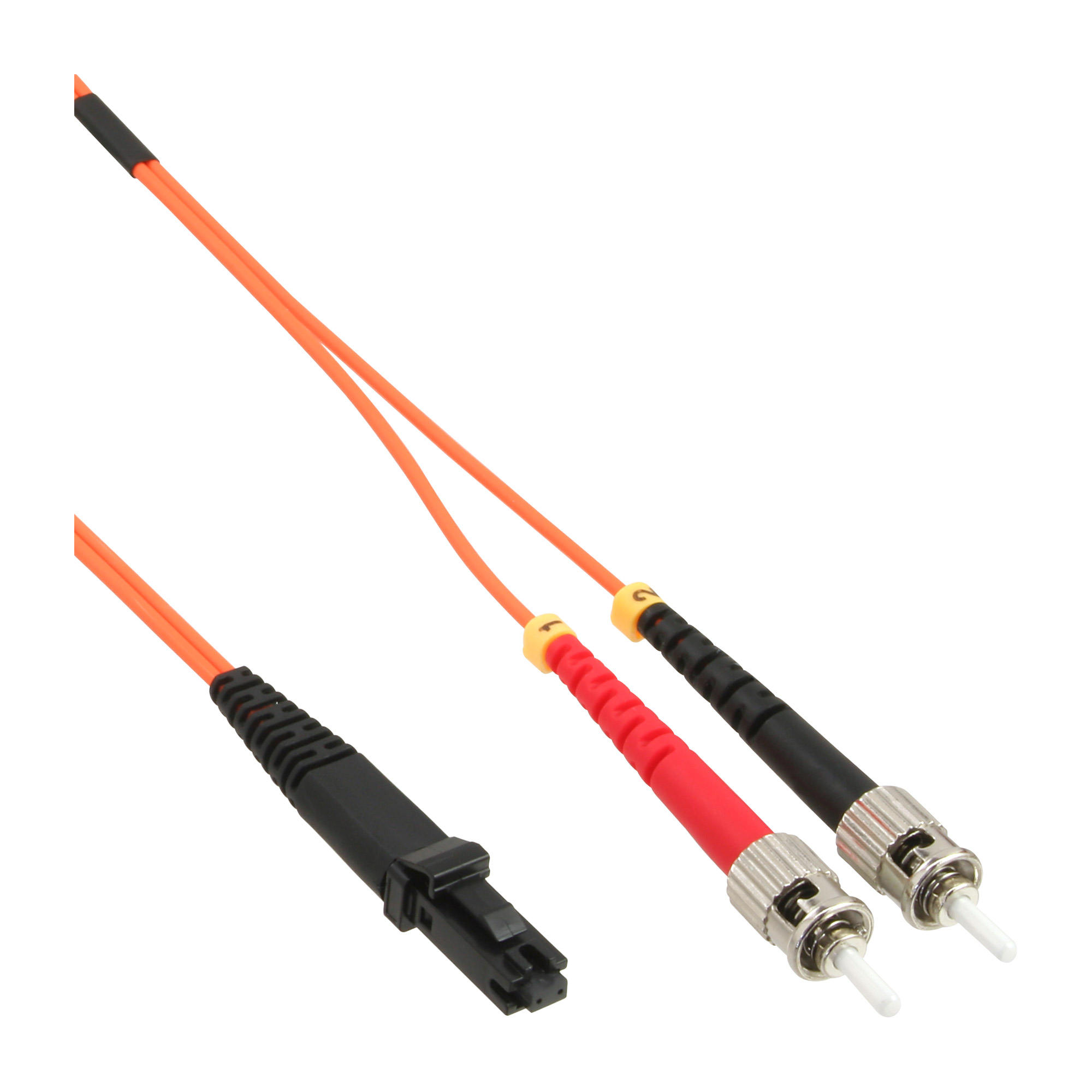 2m - Inline® LWL Duplex Kabel, MTRJ/ST, 50/125µm, OM2