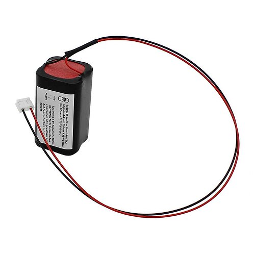 Notleuchtenakku NiMH 4,8V 1800mAh F2x2 Mignon AA mit 300mm Kabel und Stecker passend für RPower 20128LEM/LPU Notleuchtenakku NiMH 4,8V 1800mAh F2x2 Mignon AA mit 300mm Kabel und Stecker passend für RPower 20128LEM/LPU