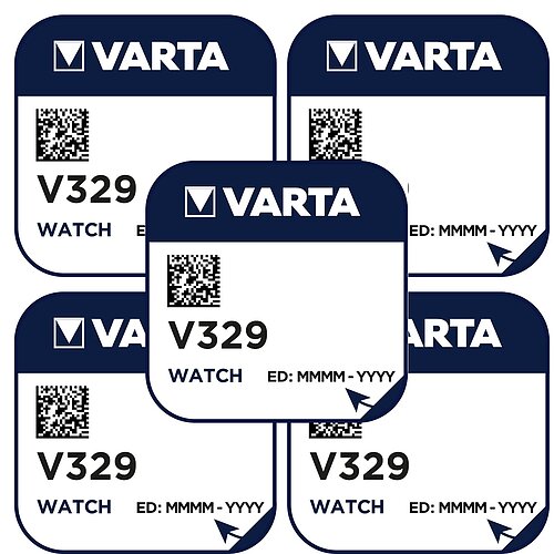 5x Varta SR731SW 329 Silberoxid Batterie Varta 1,55 V