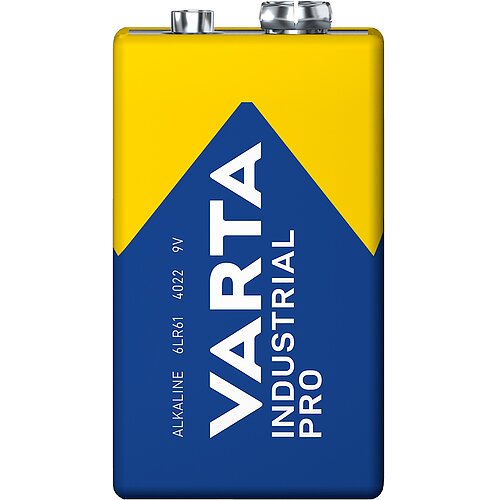 5x Varta Pro Industrial 9V Block 6LR61 Alkaline Batterie