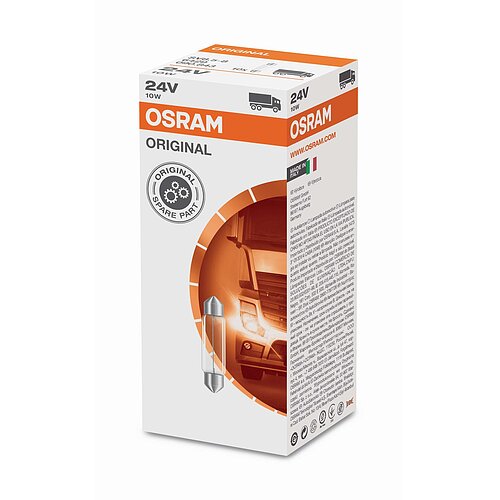24V 10W SV8.5-8 Original Soffitte Faltschachtel OSRAM