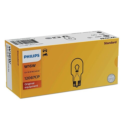 W16W 12V 16W W2,1x9,5d 1St Philips