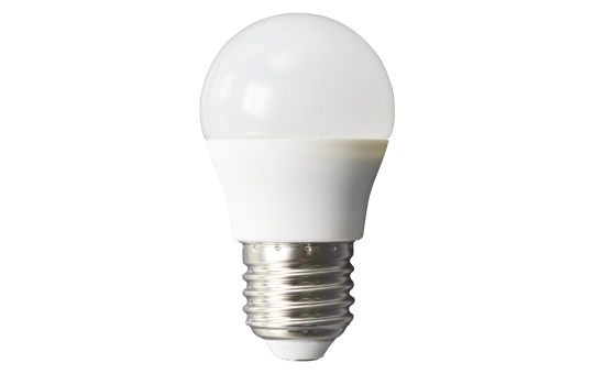 LED Tropfenlampe McShine, E27, 4W, 350lm, 160°, 3000K, warmweiß, Ø45x78mm