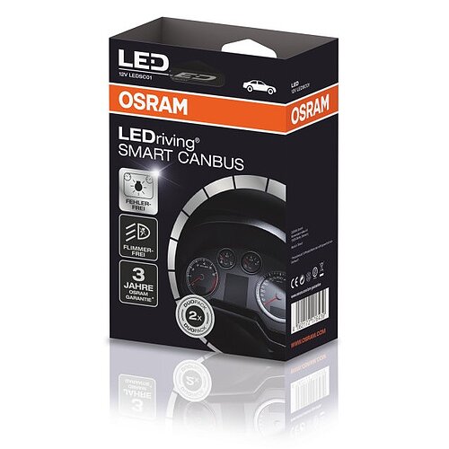 OSRAM LEDriving Smart Canbus Lastwiderstand für H7 Nachrüstlampe Typ 1-2HFB 2 Stück