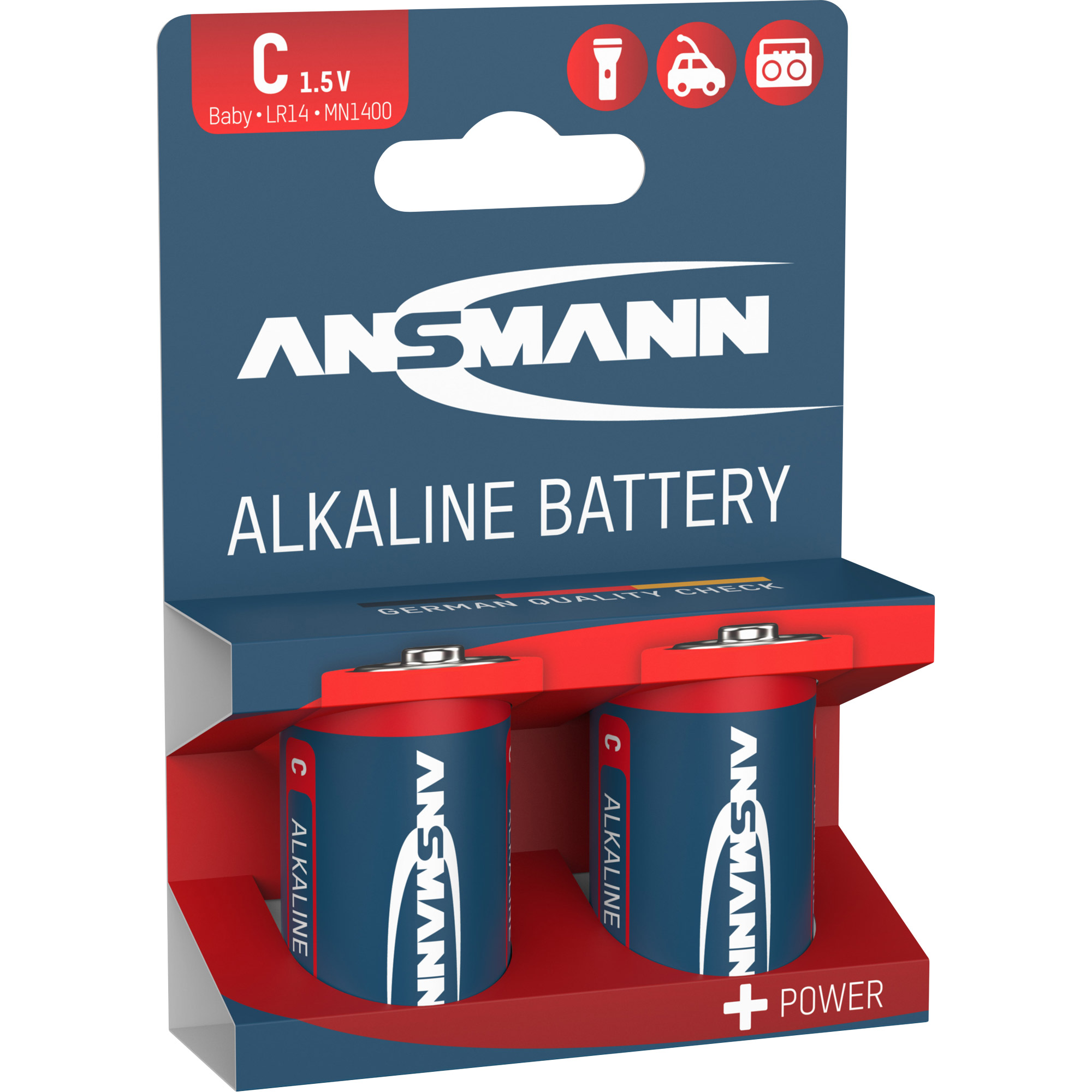 Ansmann Red Baby C LR14 Alkaline - 2er Verpackung