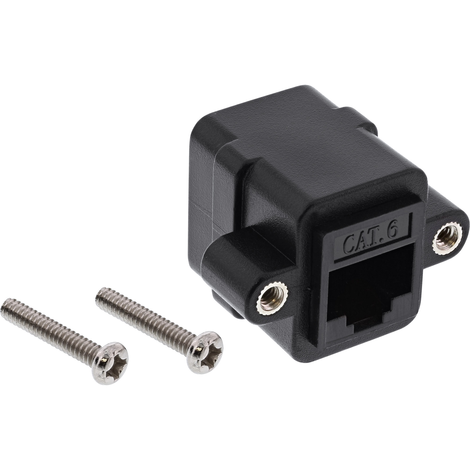 Inline® Patchkabelkupplung Cat.6, UTP, 2x RJ45 Buchse, zum Einbau Inline® Patchkabelkupplung Cat.6, UTP, 2x RJ45 Buchse, zum Einbau