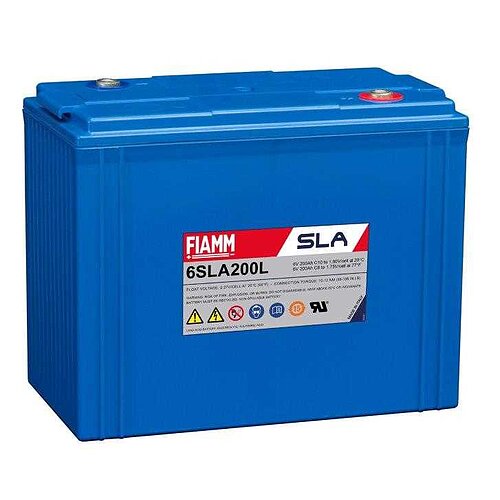 Fiamm 6SLA200L 6V 200Ah (10hr) Fiamm 6SLA200L 6V 200Ah (10hr)