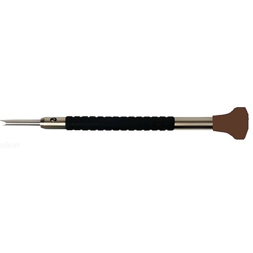 Swisotech - Uhrmacher Schraubendreher Schlitz 3,0mm Braun