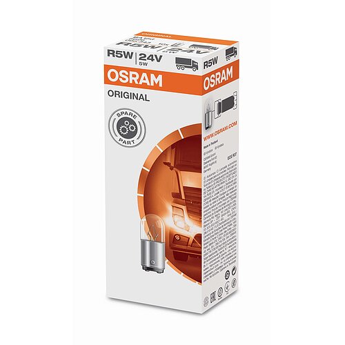 R5W 24V 5W BA15d Original Metallsockel OSRAM