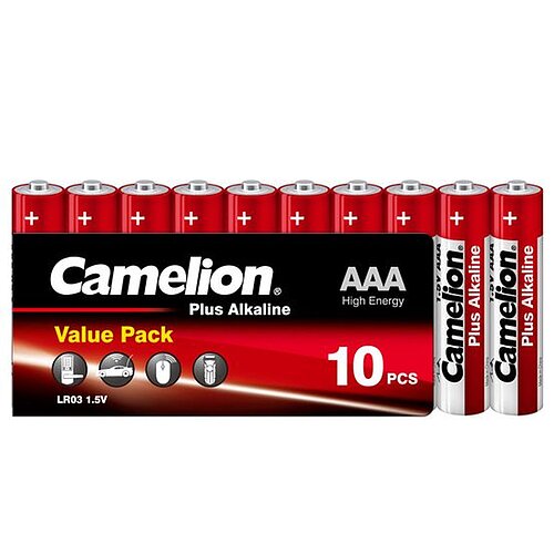 10x Camelion Plus AAA Micro LR03 Alkaline Batterie