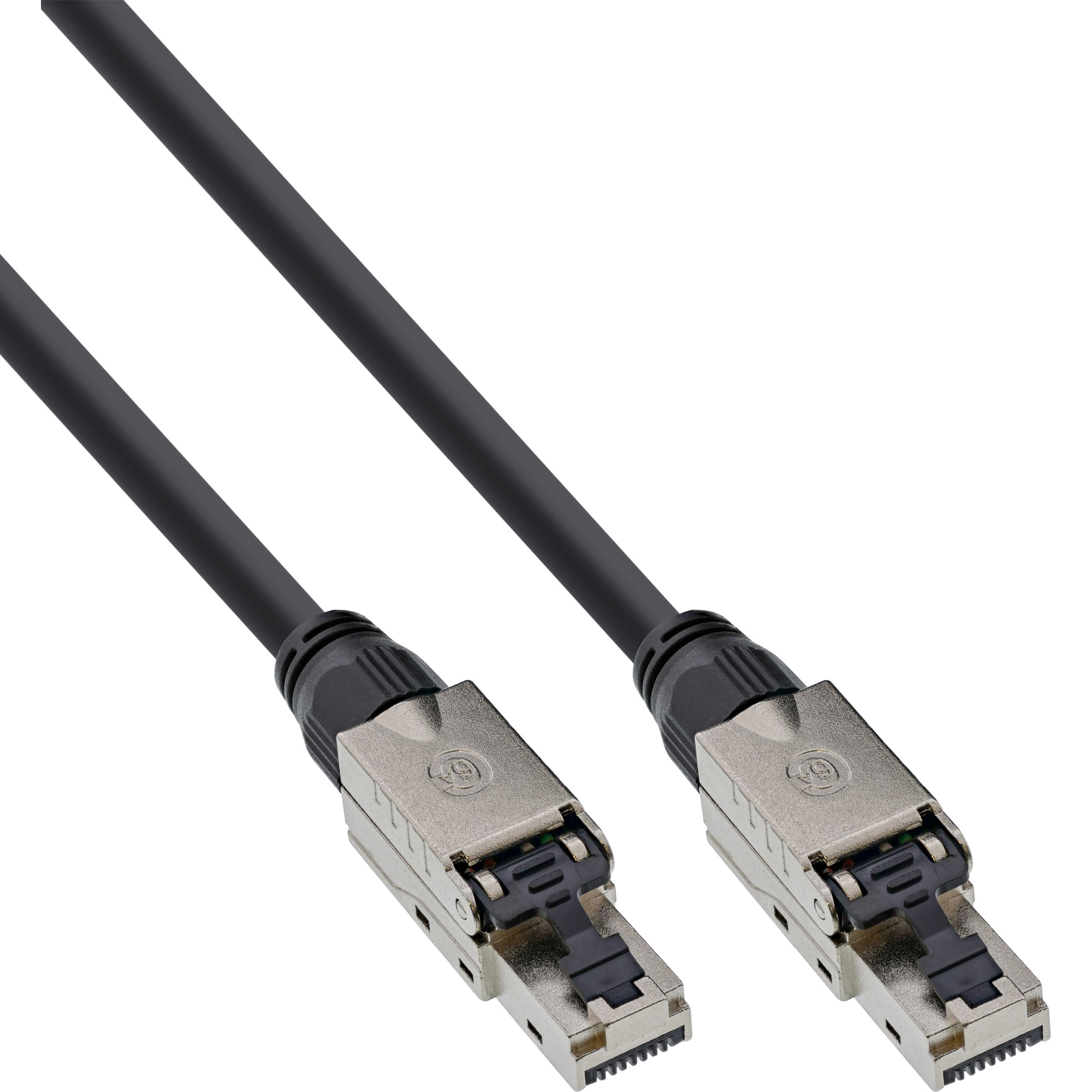 Inline® Patchkabel, U/UTP, Cat.6A, halogenfrei, AWG23 Kupfer, schwarz, 40m