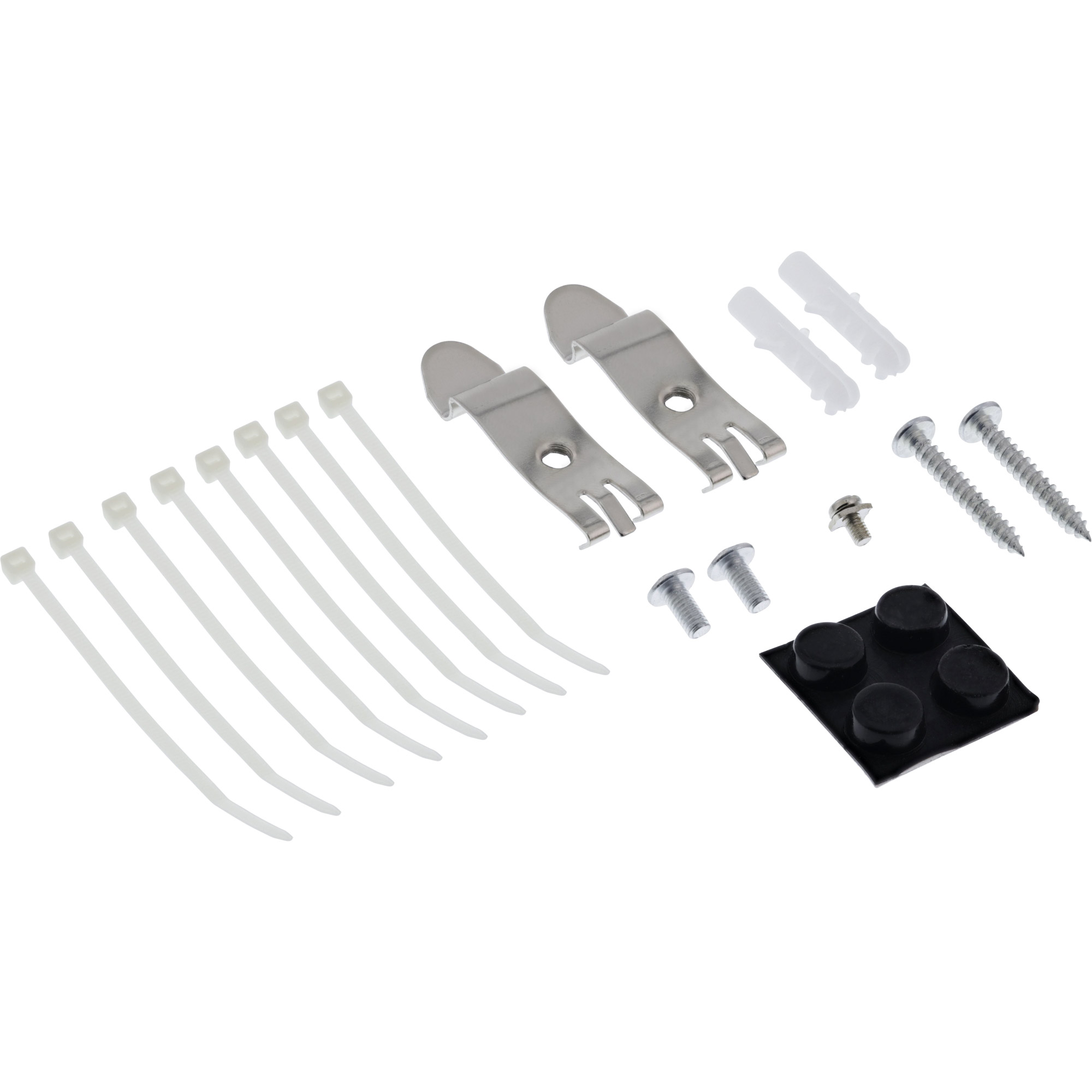 Inline® Patchfeld-Dose Aufputz für 8x Keystone RJ45, Metall, schwarz RAL9005