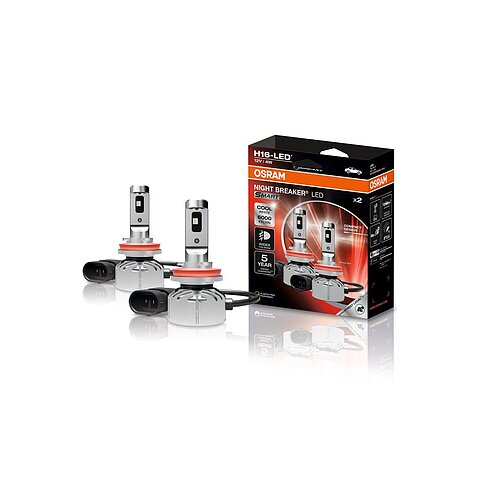 OSRAM H16 NIGHT BREAKER LED SMART StVZO-Konforme LED 2er Paket