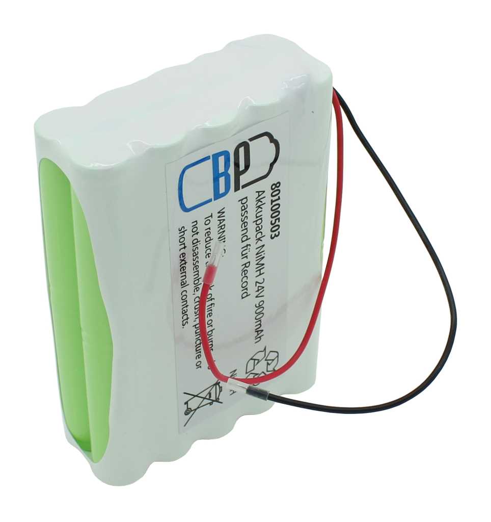 Akku für Türsteuerung NiMH 24V 900mAh passend für Record Akku für Türsteuerung NiMH 24V 900mAh passend für Record