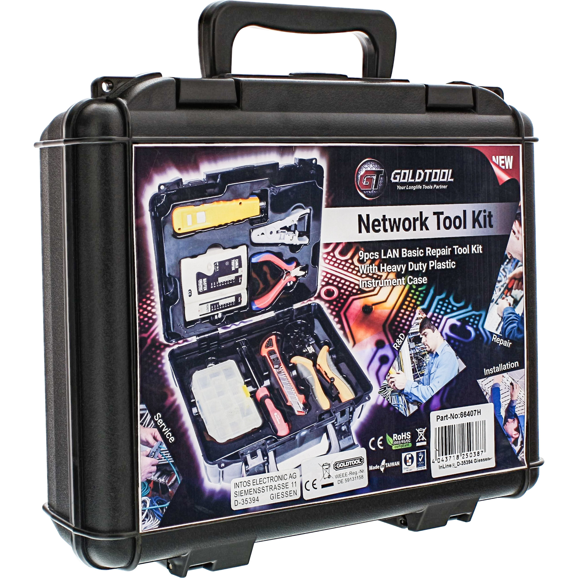 Netzwerk Basis Installations Kit LAN, mit Tester Netzwerk Basis Installations Kit LAN, mit Tester