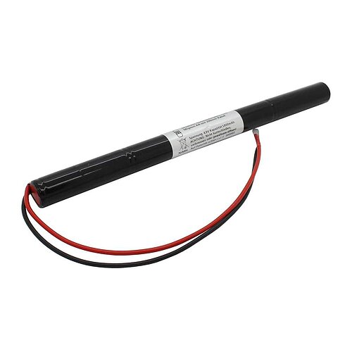 Notleuchtenakku NiMH 4,8V 1800mAh L1x4 Mignon AA mit 200mm Kabel