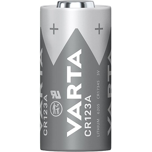 2x Varta Lithium 3V CR123A CR17345 Batterie