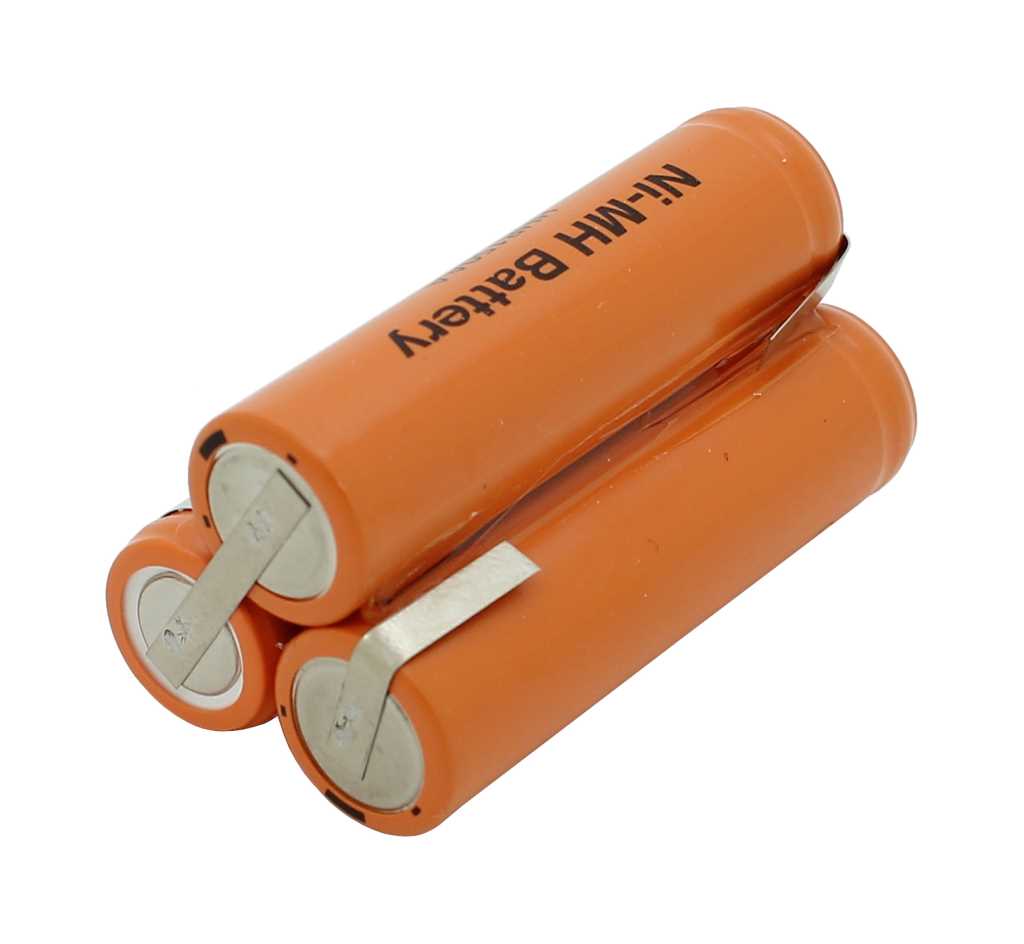 Akkupack NiMH 3,6V 1500mAh D1x3 HHR-150AA ersetzt AEG Junior 2.0 Typ 141 Ni-MH 3.6V