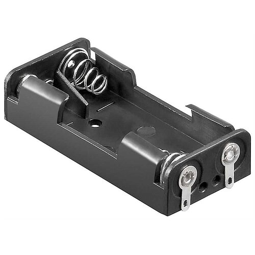 Batteriehalter für 2x Micro mit Lötanschluss