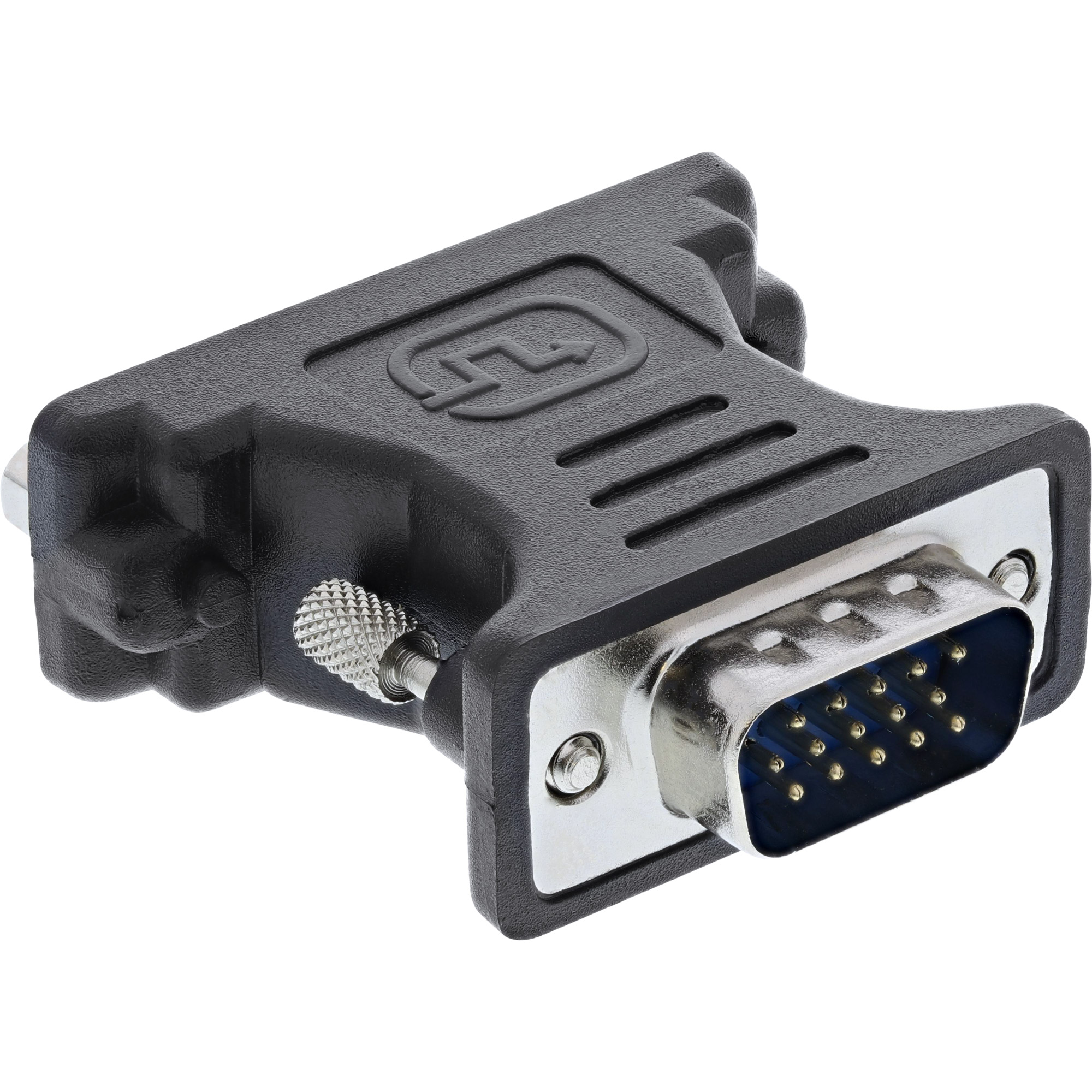 Inline® DVI-A Adapter, Analog 24+5 Buchse auf 15pol HD Stecker (VGA)