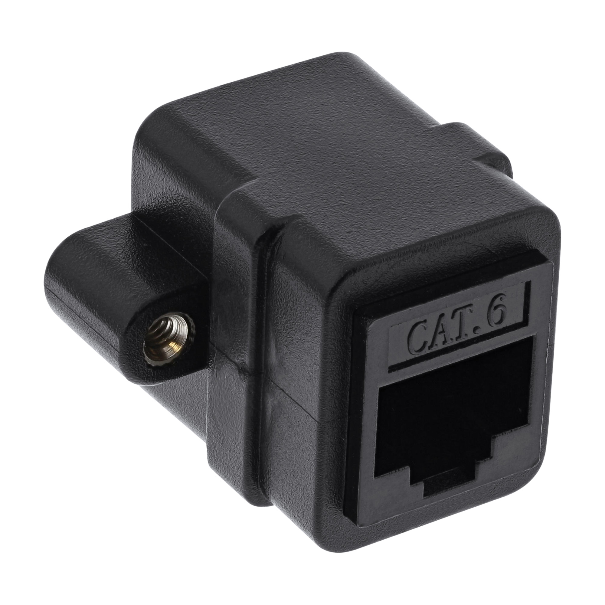 Inline® Patchkabelkupplung Cat.6, UTP, 2x RJ45 Buchse, zum Einbau
