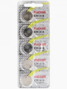 Maxell CR1616 Lithium Knopfzelle 3V - 5 Batterien - 1 x 5er Streifen