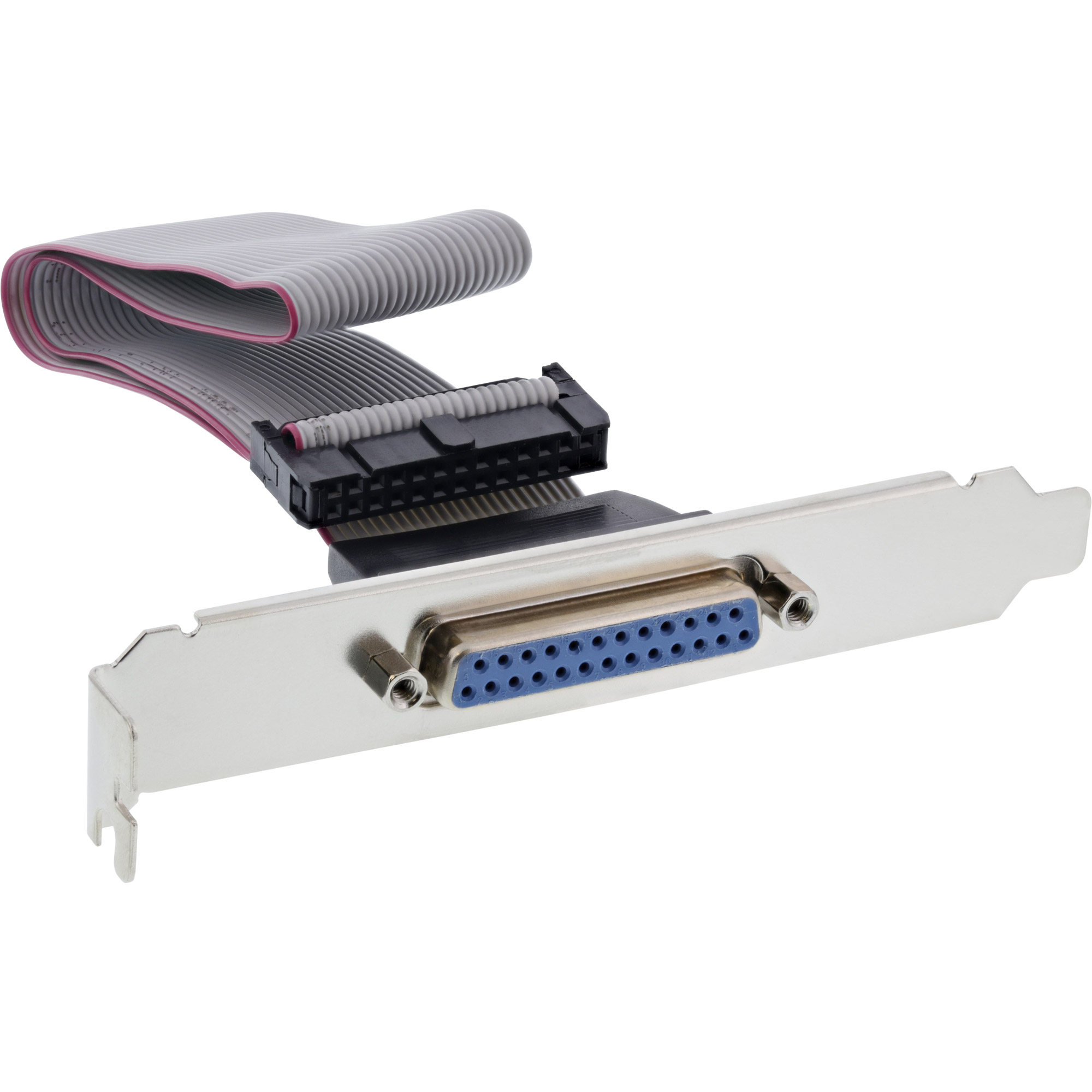 Inline® Slotblech Parallel, mit 25pol Sub D BU an 26pol BU-Leiste, 0,34m, bulk