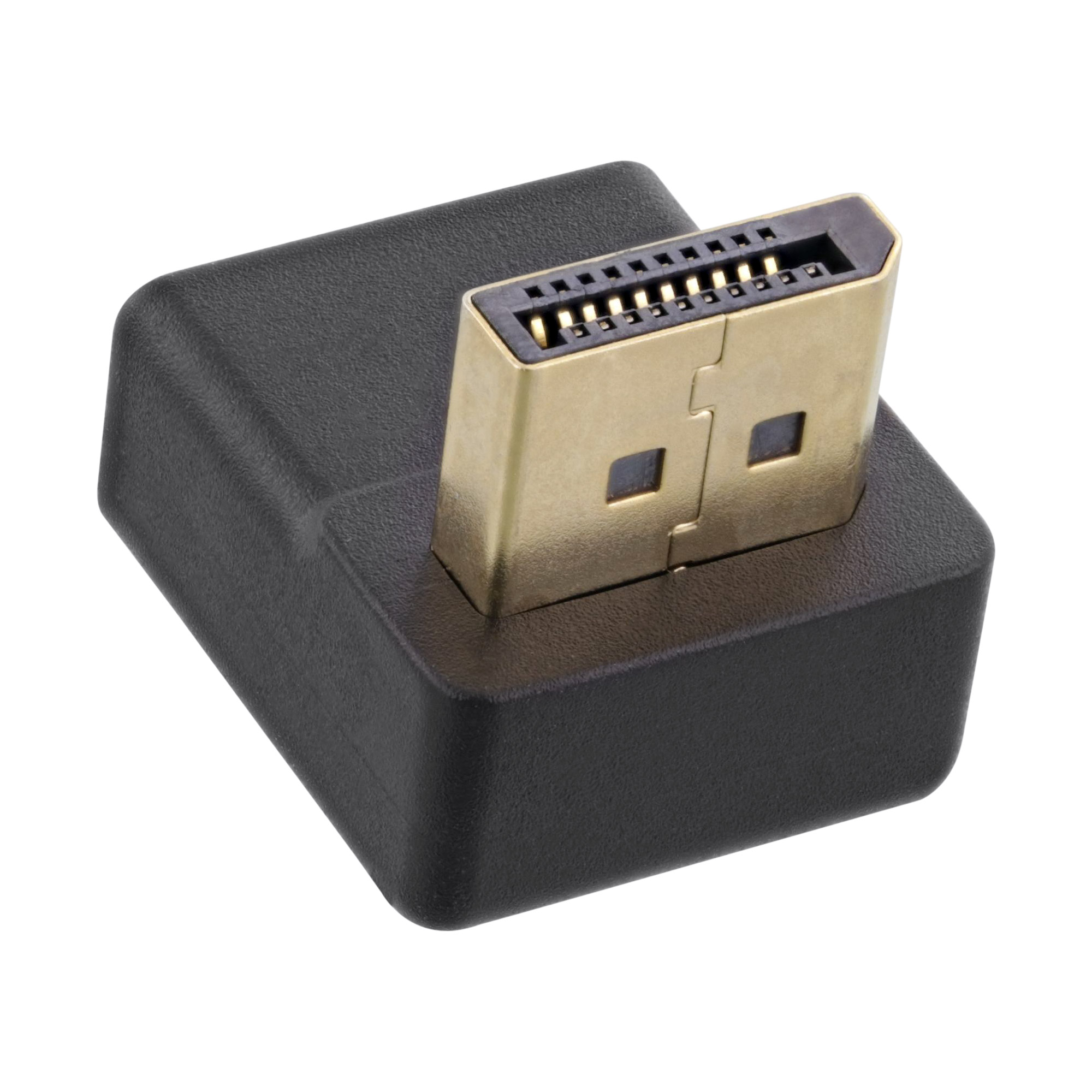 Inline® DisplayPort Adapter, DisplayPort Stecker / Buchse, nach oben gewinkelt