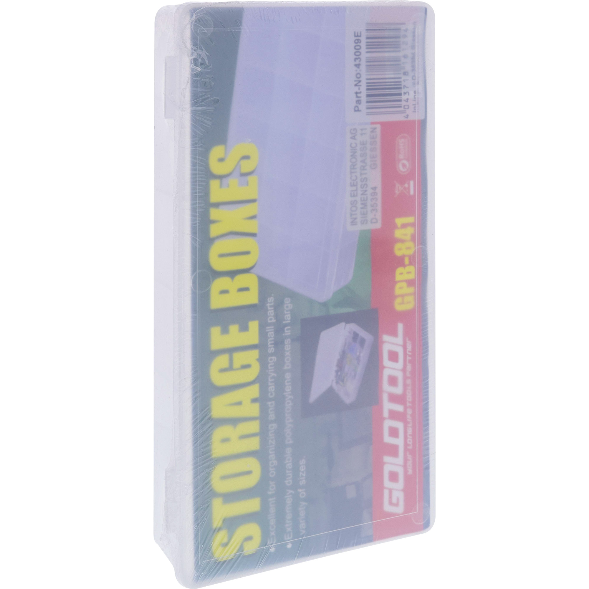 Inline® Kleinteilebox, 18 Fächer, Abmessungen: 213x114x35mm
