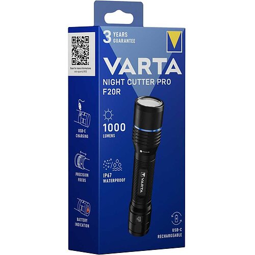 Varta 18920 Night Cutter Pro F20R mit Akku