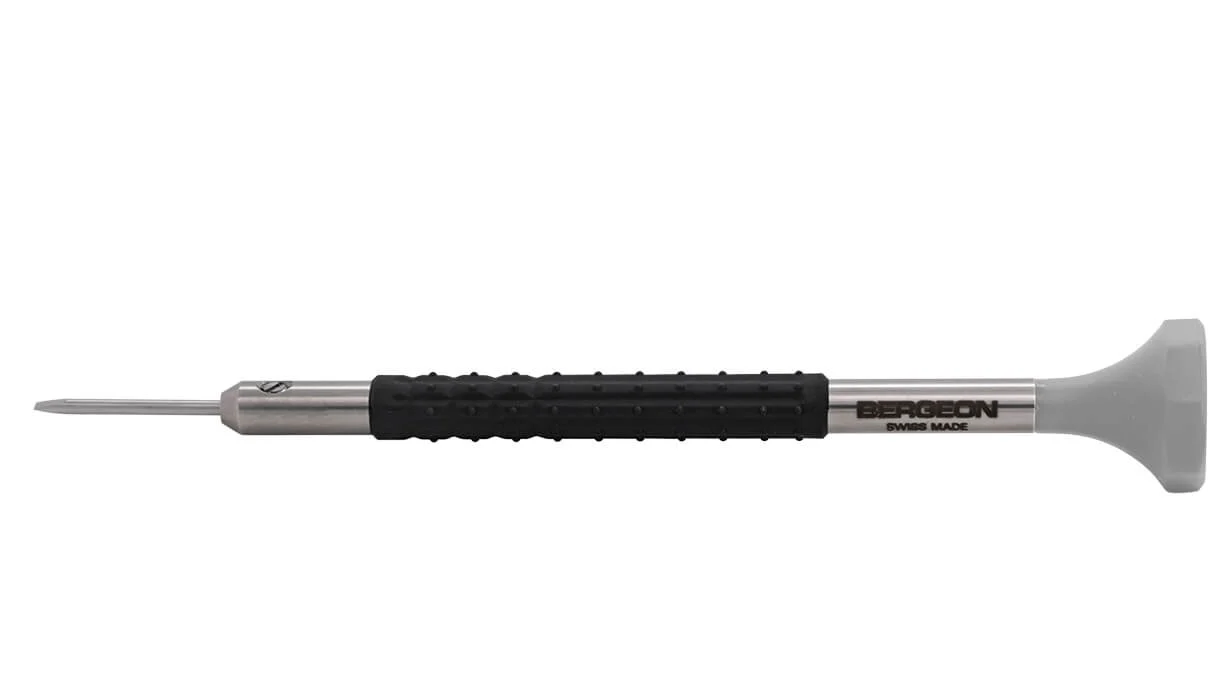 Bergeon - Uhrmacher Schraubendreher 6899-140 Schlitz 1,4mm Grau