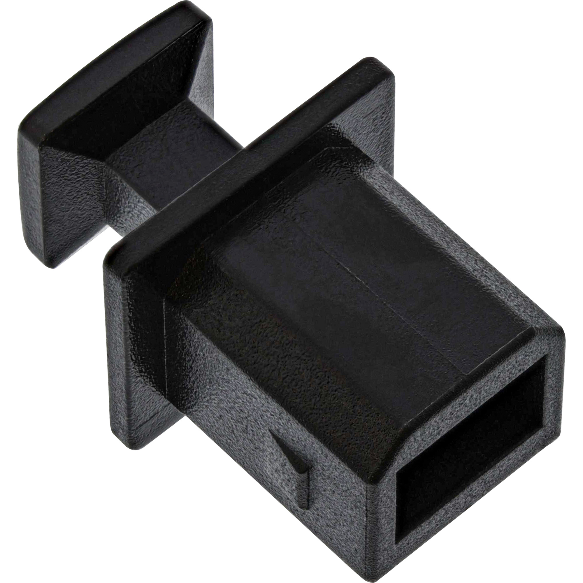 Inline® Staubschutz, für USB-B Buchse, schwarz 50er Pack