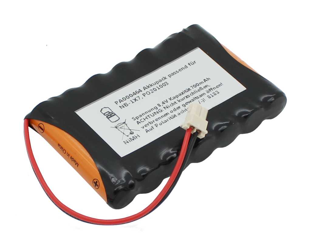 Akkupack NiMH 8,4V 800mAh passend für NB-1X7 Akkupack NiMH 8,4V 800mAh passend für NB-1X7