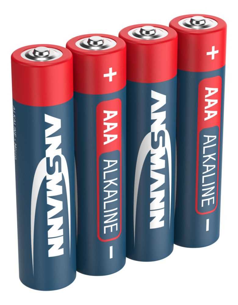 Ansmann Red AAA Micro LR03 Alkaline Batterien - 4er Verpackung Ansmann Red AAA Micro LR03 Alkaline Batterien - 4er Verpackung
