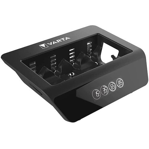NiMH Akku Universal LCD Ladegerät 0,45A Varta 57688 für AA Mignon AAA Micro Baby C Mono D 9V Block