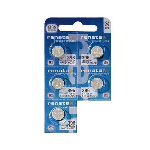 5x Renata SR726W SR59 396 Silberoxid Batterie 1,55 V 