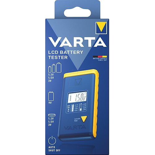 Varta LCD Batterietester 893 für Batterien & Knofzellen