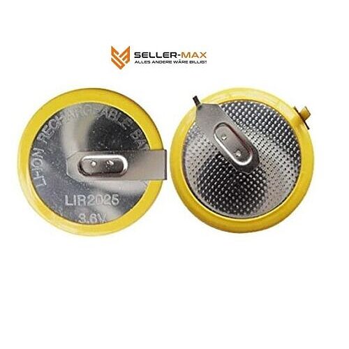 Knopfzellen Akku VL2025 LIR2025 3,6V - 2er Print