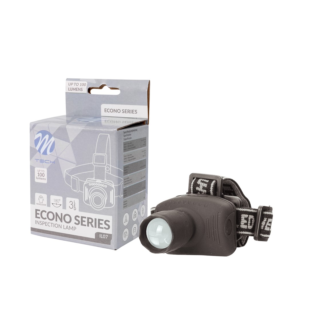 Lampa czołowa M-TECH 3xAAA