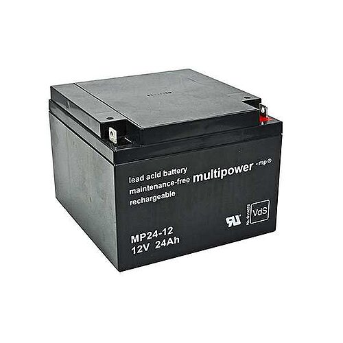 Multipower MP24-12 AGM 12 V 24 Ah - M5 Schraubanschluss Multipower MP24-12 AGM 12 V 24 Ah - M5 Schraubanschluss