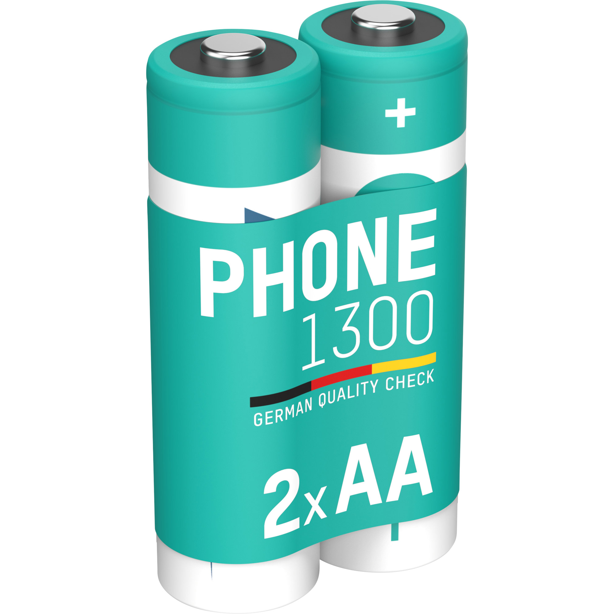 2x Ansmann NiMH AA Mignon 1300mAh HR6 Akku für DECT Telefon
