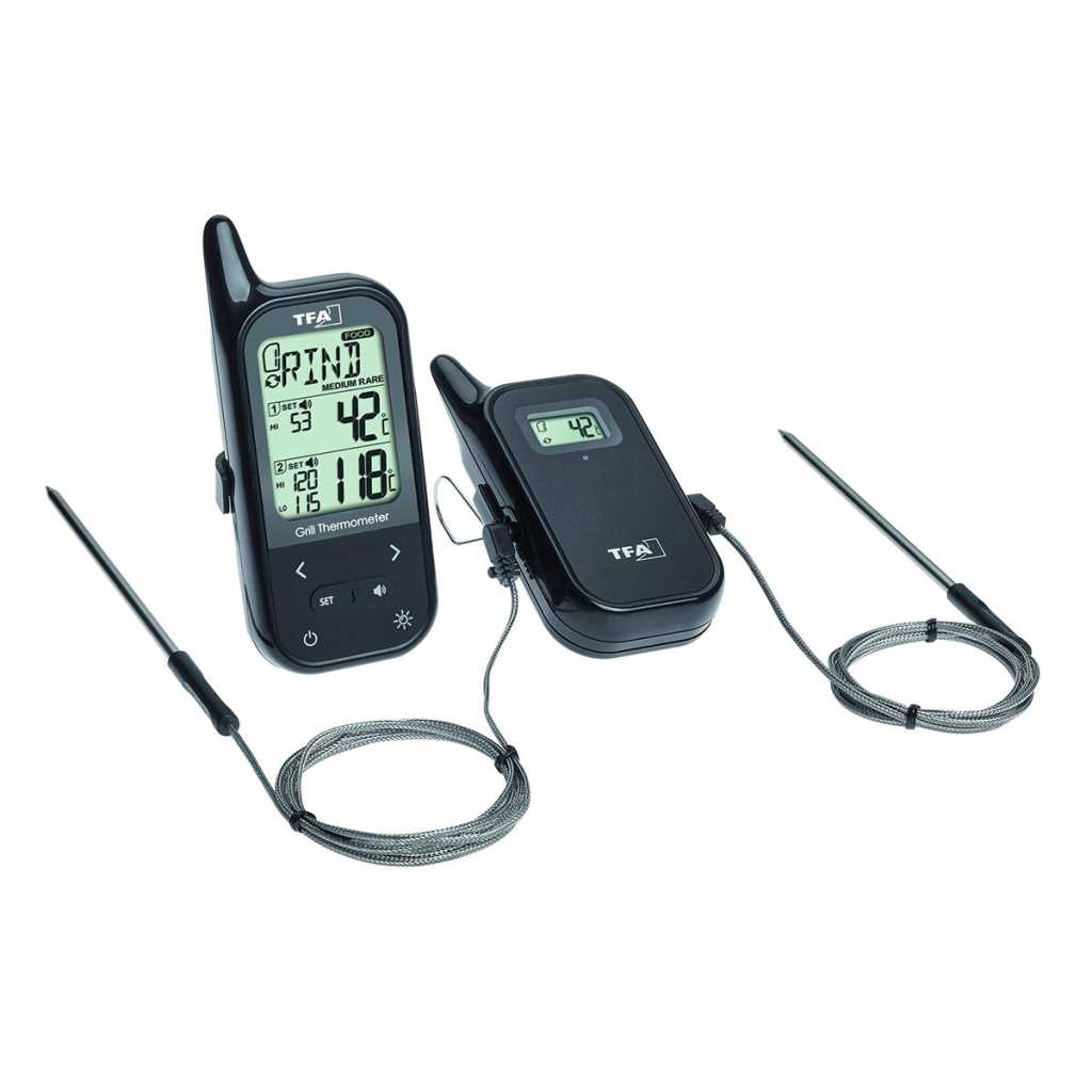 Küchen-Chef TWIN Funk-Grill-Bratenthermometer 14.1511.01