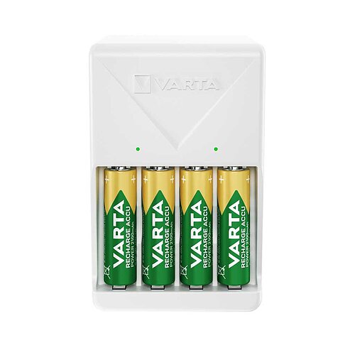 Varta 57657 101 451 Plug Charger inkl. 4x AA 56706 