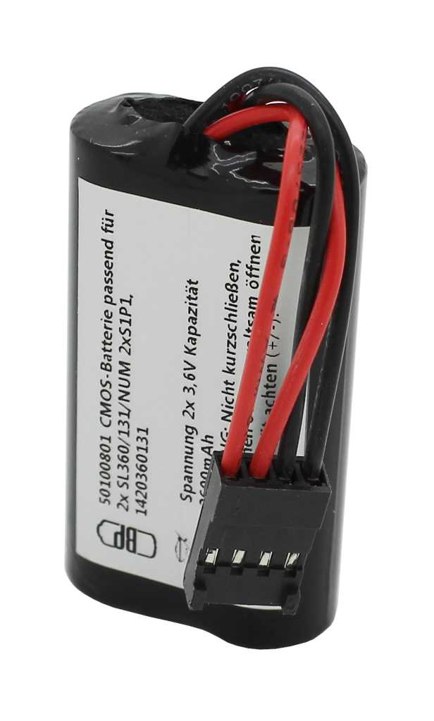 Speicherbatterie 2x 3,6V passend für 2x SL360/131/NUM 2xS1P1, 1420360131 Speicherbatterie 2x 3,6V passend für 2x SL360/131/NUM 2xS1P1, 1420360131