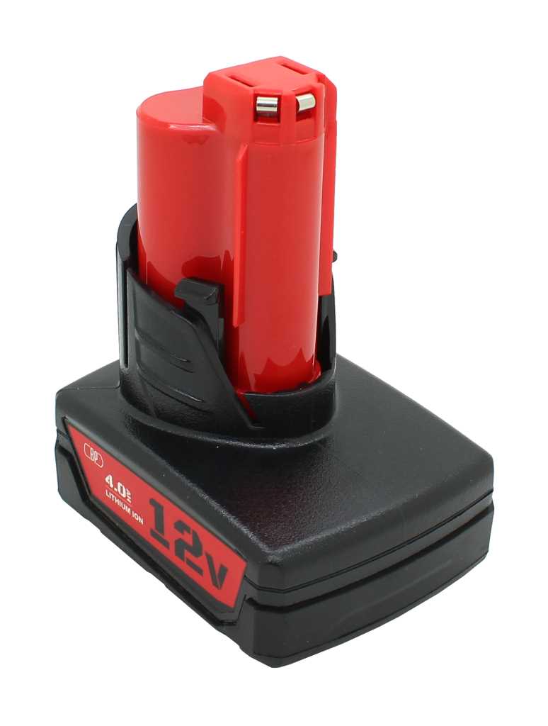 Werkzeugakku LiIon 12V 4,0Ah passend für Milwaukee C12B