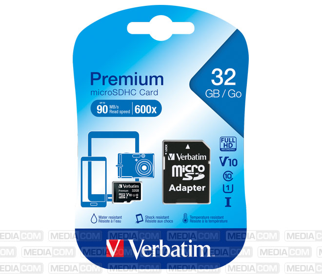 microSDHC Card 32GB, Premium, Class 10, U1 microSDHC Card 32GB, Premium, Class 10, U1