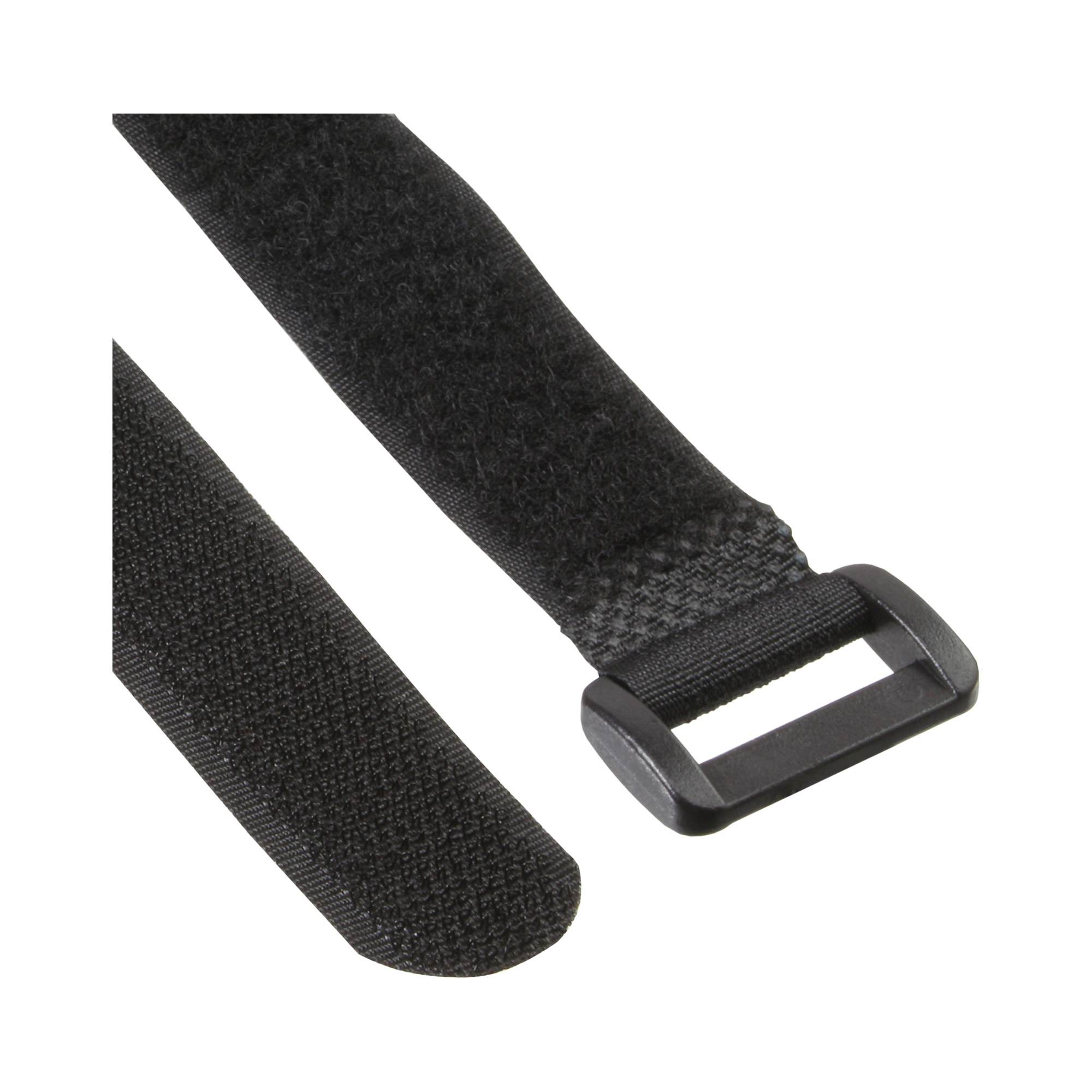 Inline® Klettschlaufen 20x100mm, 10er, schwarz