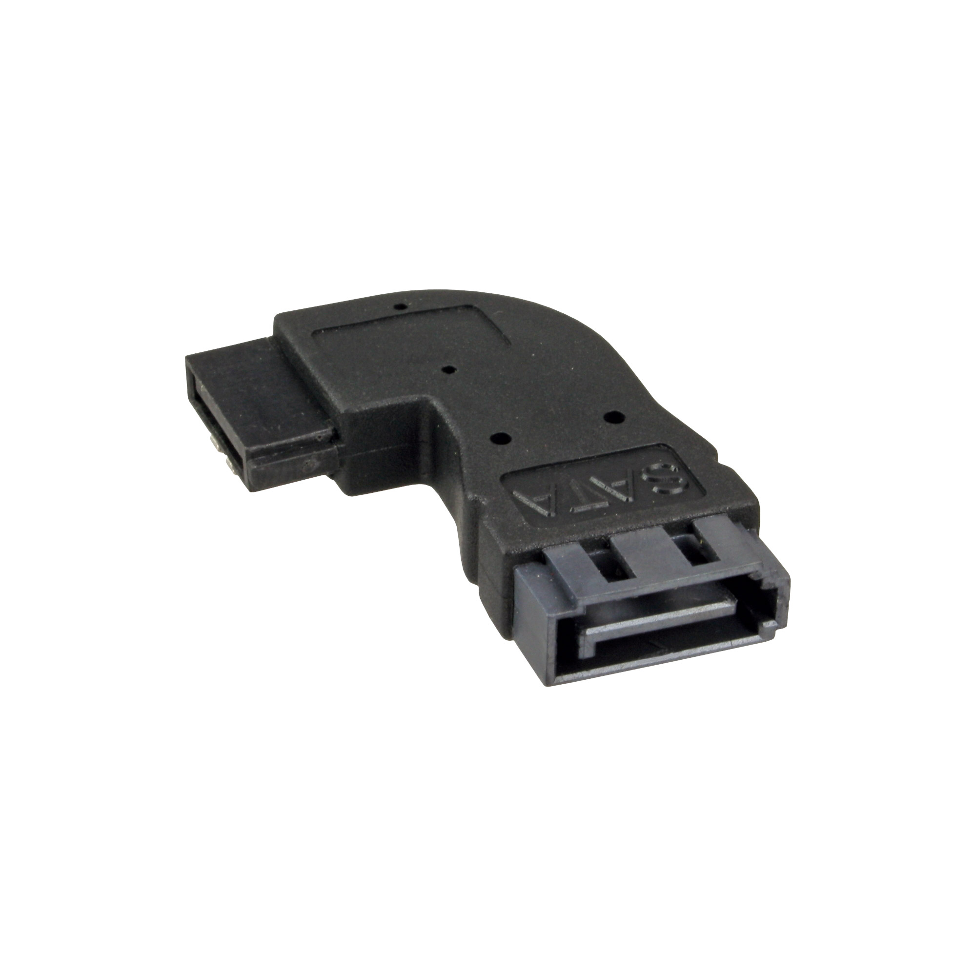 Inline® SATA Adapter Stecker / Buchse, gewinkelt rechts