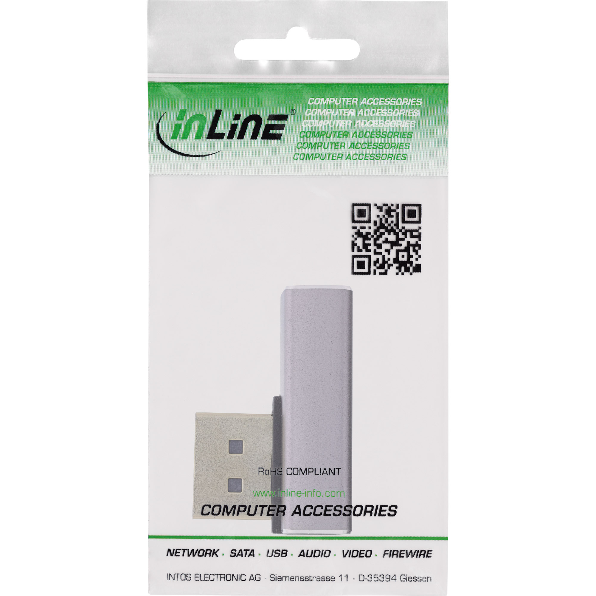 InLine® DisplayPort 1.4 Adapter, DisplayPort St/ Bu, 90° vertikal rechts, 8K UHD InLine® DisplayPort 1.4 Adapter, DisplayPort St/ Bu, 90° vertikal rechts, 8K UHD