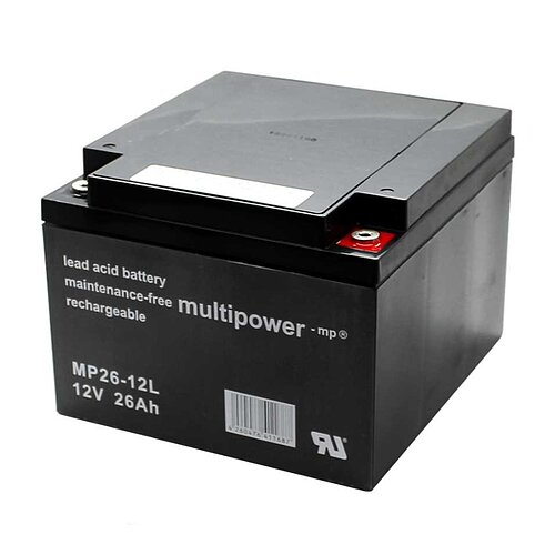 Multipower MPL26-12I AGM 12 V 26 Ah - M5 Schraubanschluss Multipower MPL26-12I AGM 12 V 26 Ah - M5 Schraubanschluss